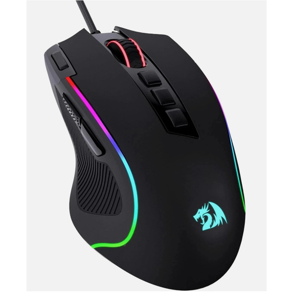 Redragon M612 Predator RGB Gaming Mouse, 8000 DPI Wired Optical Mouse - Picture 3 of 10